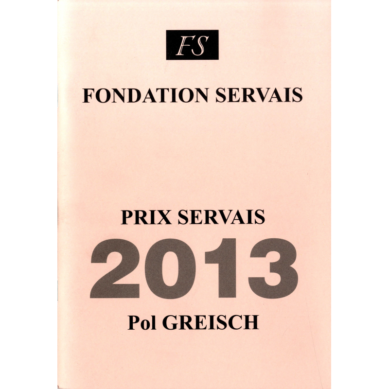 Prix Servais 2013 Pol Greisch