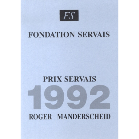 Prix Servais 1992 Roger Manderscheid