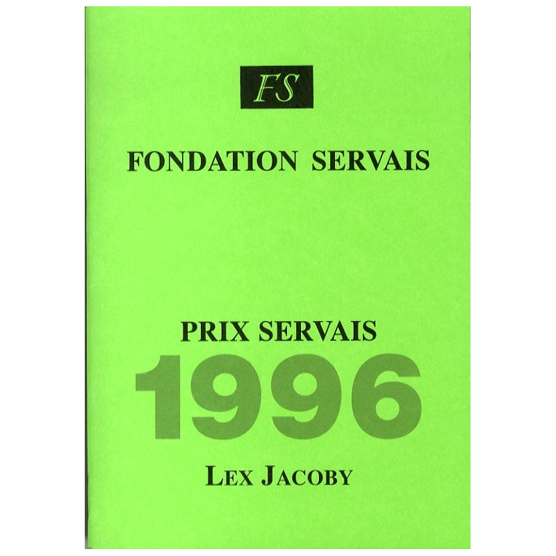 Prix Servais 1996 Lex Jacoby