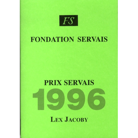 Prix Servais 1996 Lex Jacoby