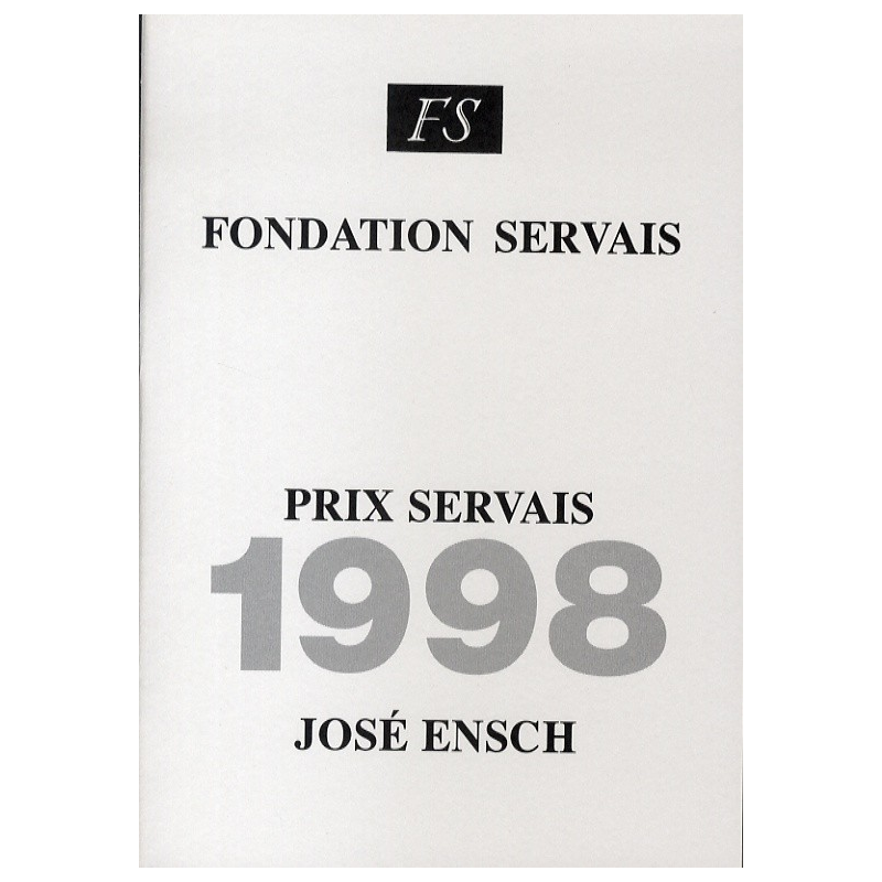 Prix Servais 1998 José Ensch