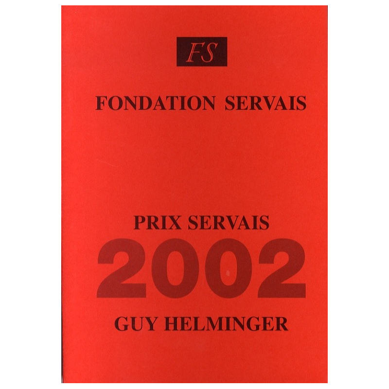 Prix Servais 2002 Guy Helminger