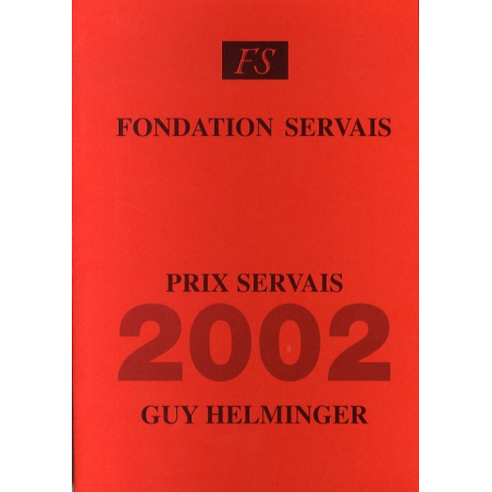 Prix Servais 2002 Guy Helminger