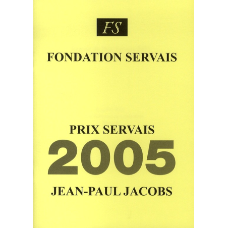 Prix Servais 2005 Jean-Paul Jacobs