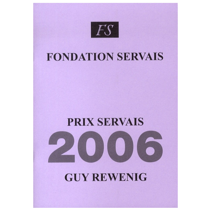 Prix Servais 2006 Guy Rewenig
