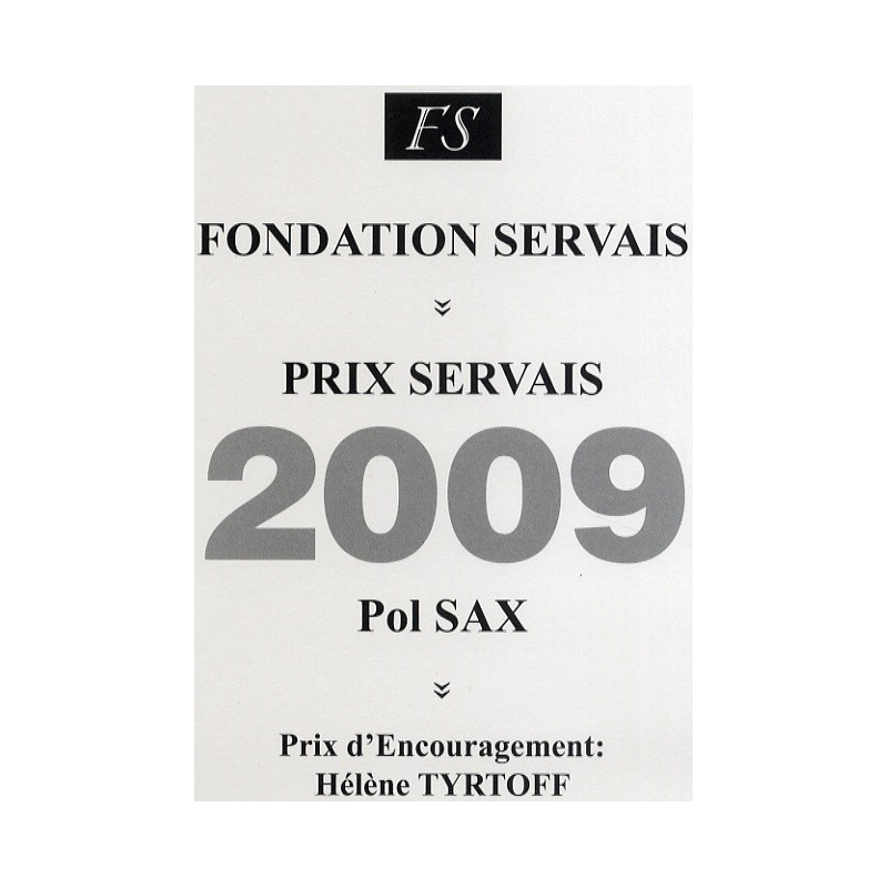 Prix Servais 2009 Pol Sax