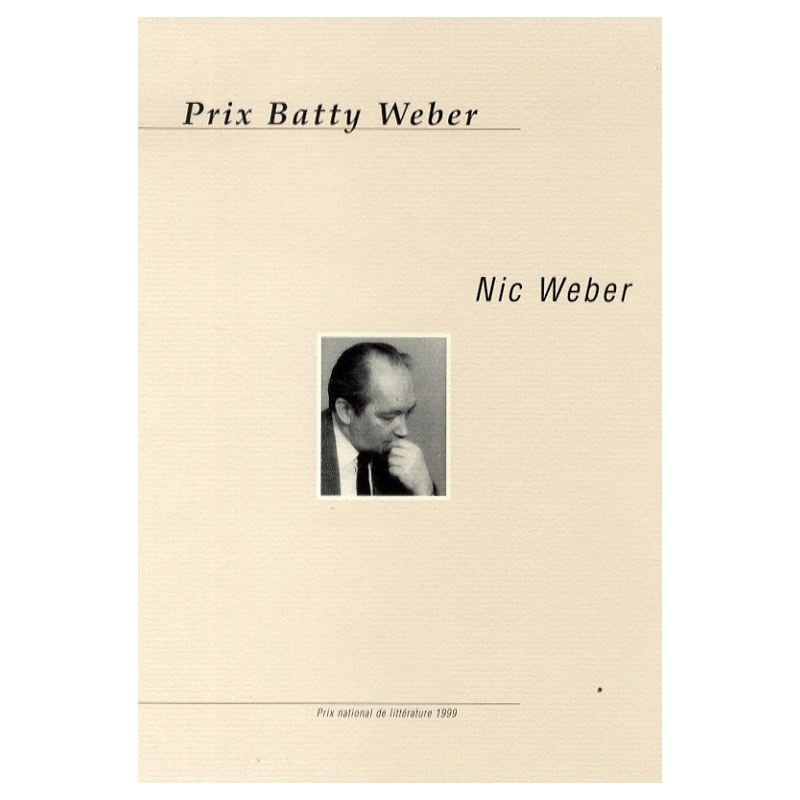 Prix Batty Weber: Nic Weber